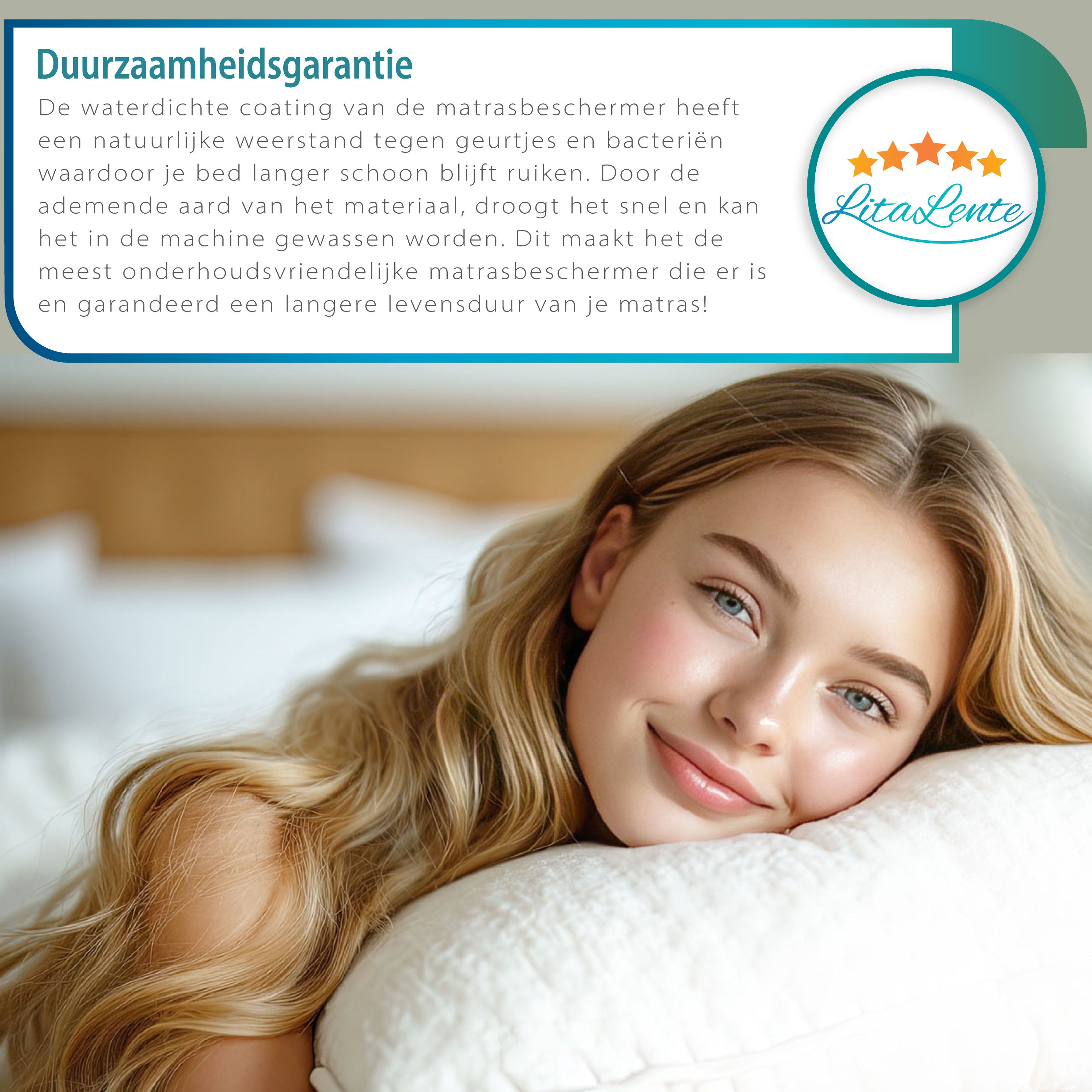 Waterdichte Matrasbeschermer - fluffy comfort - 250GSM - Superzacht en extra dik