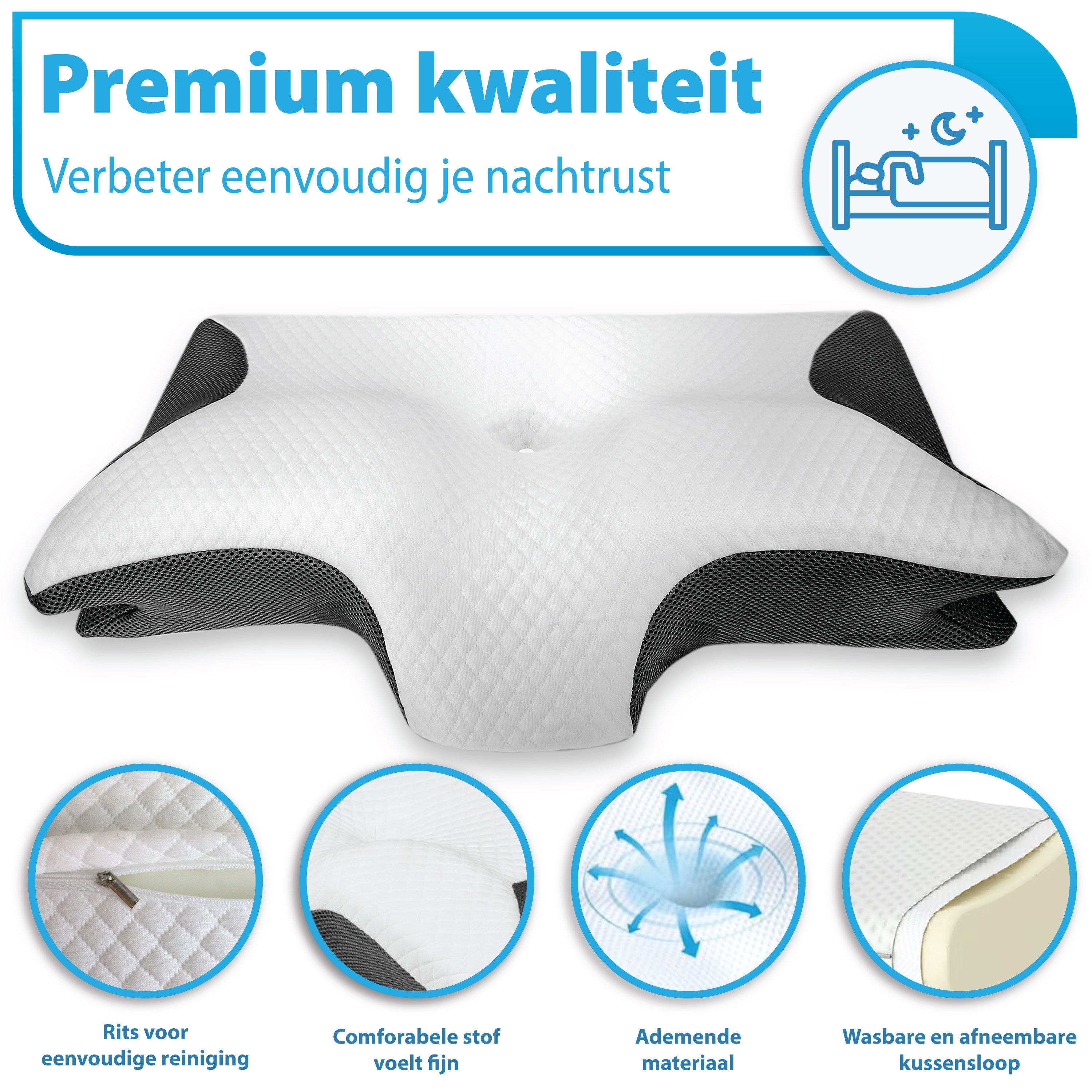 Ergonomisch Vlinderkussen