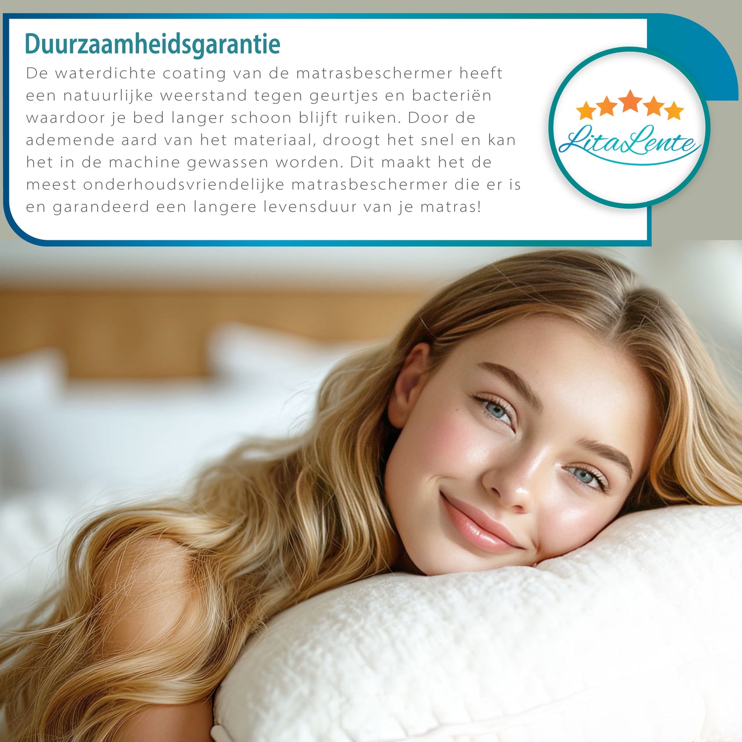 Gesteppter, wasserdichter Matratzenschoner aus Baumwolle – 100 % Baumwolle + wasserdichte Schutzschicht
