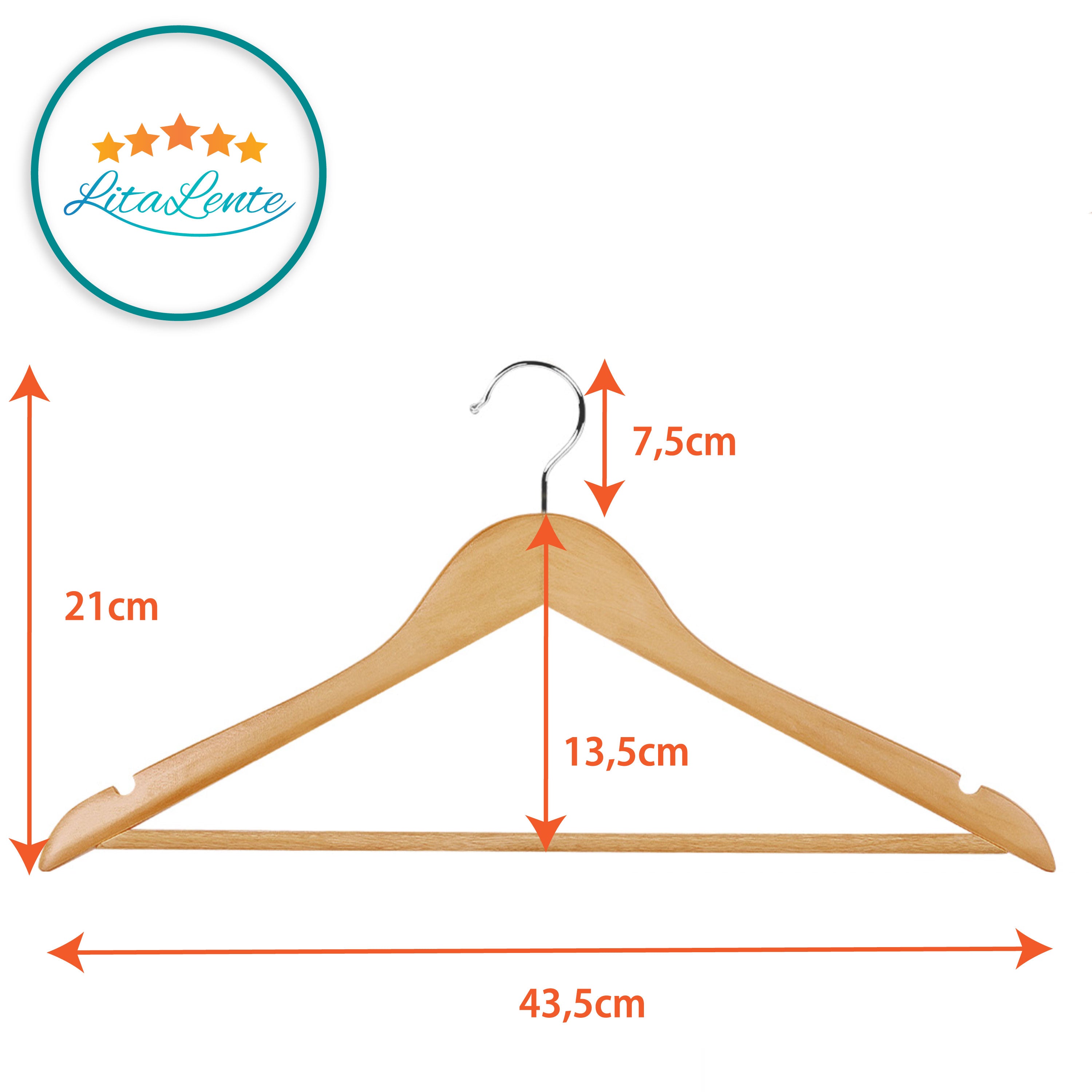 Kleiderbügel-Set - Holz