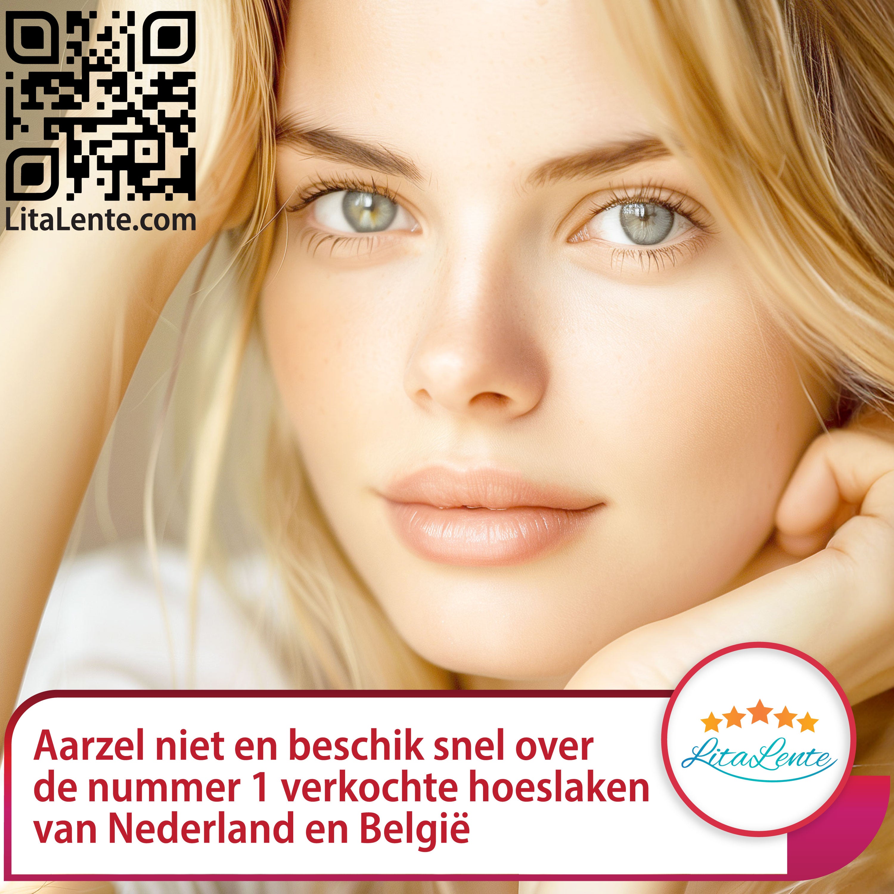 Spannbettlaken aus Baumwolle - Taupe