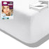 Splittopper Molton Hoeslaken - Hoogwaardige Splittopperbescherming & Comfort | LitaLente - Rondom Elastiek - SplitTopper Beschermer Molton/SplitTopper beschermer - Molton 80% katoen - hoekhoogte van 30 cm - perfecte pasvorm