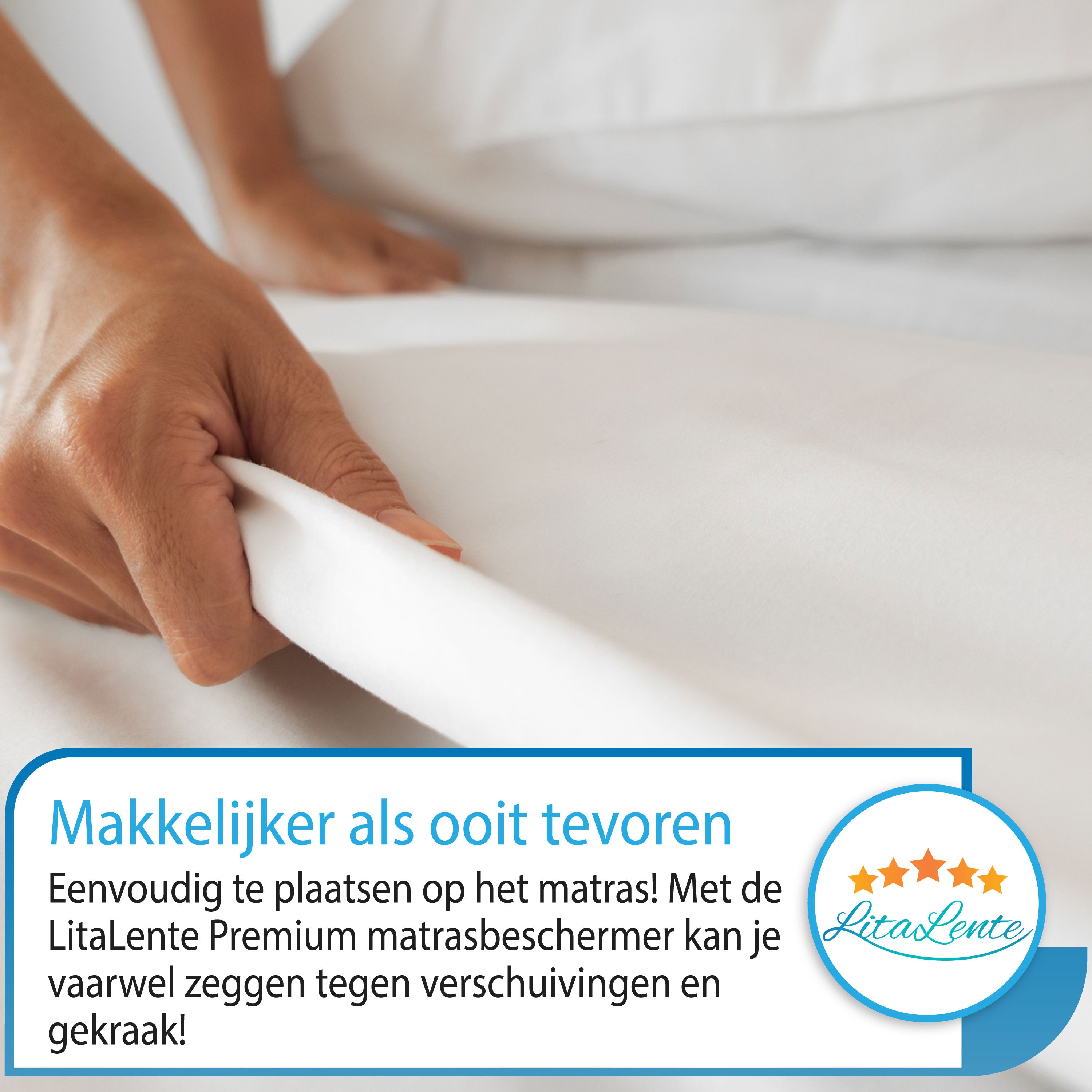 Molton voor Matras - soft en stretchy