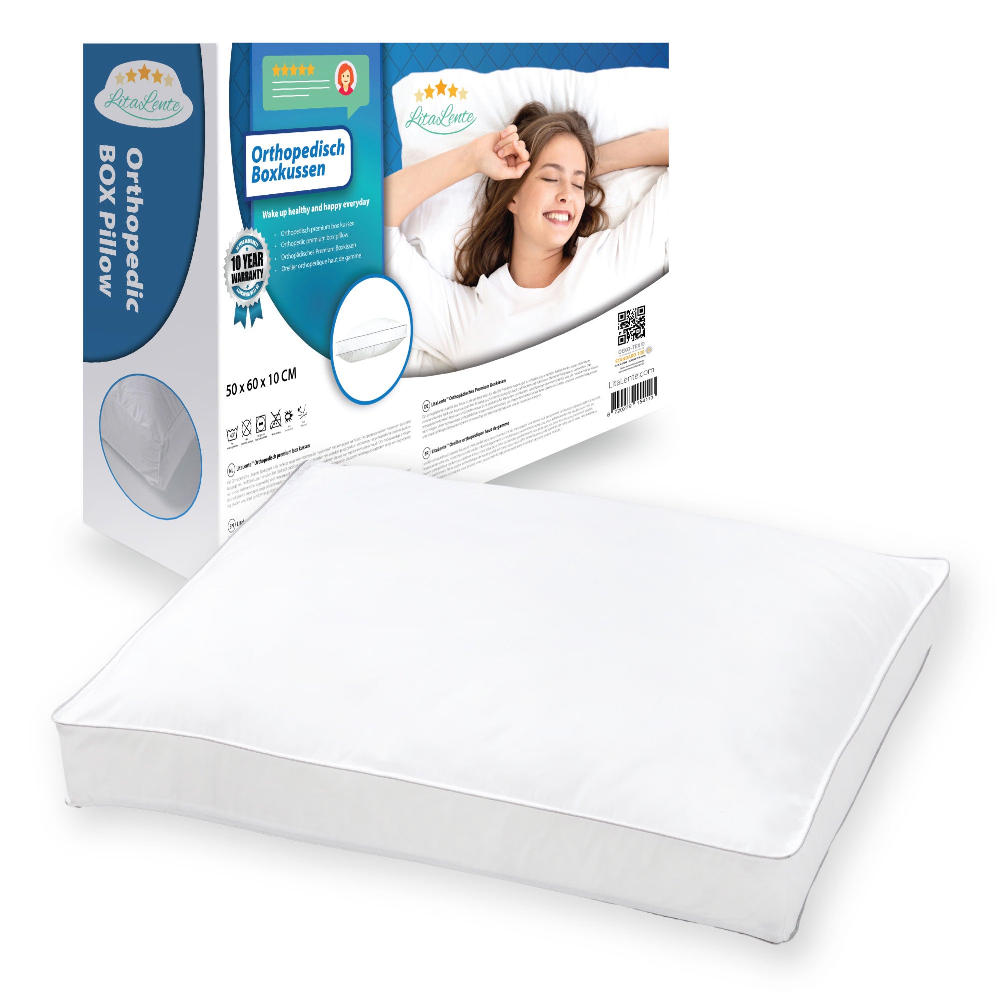 Kissen - Boxkissen - Kissen Nackenbeschwerden