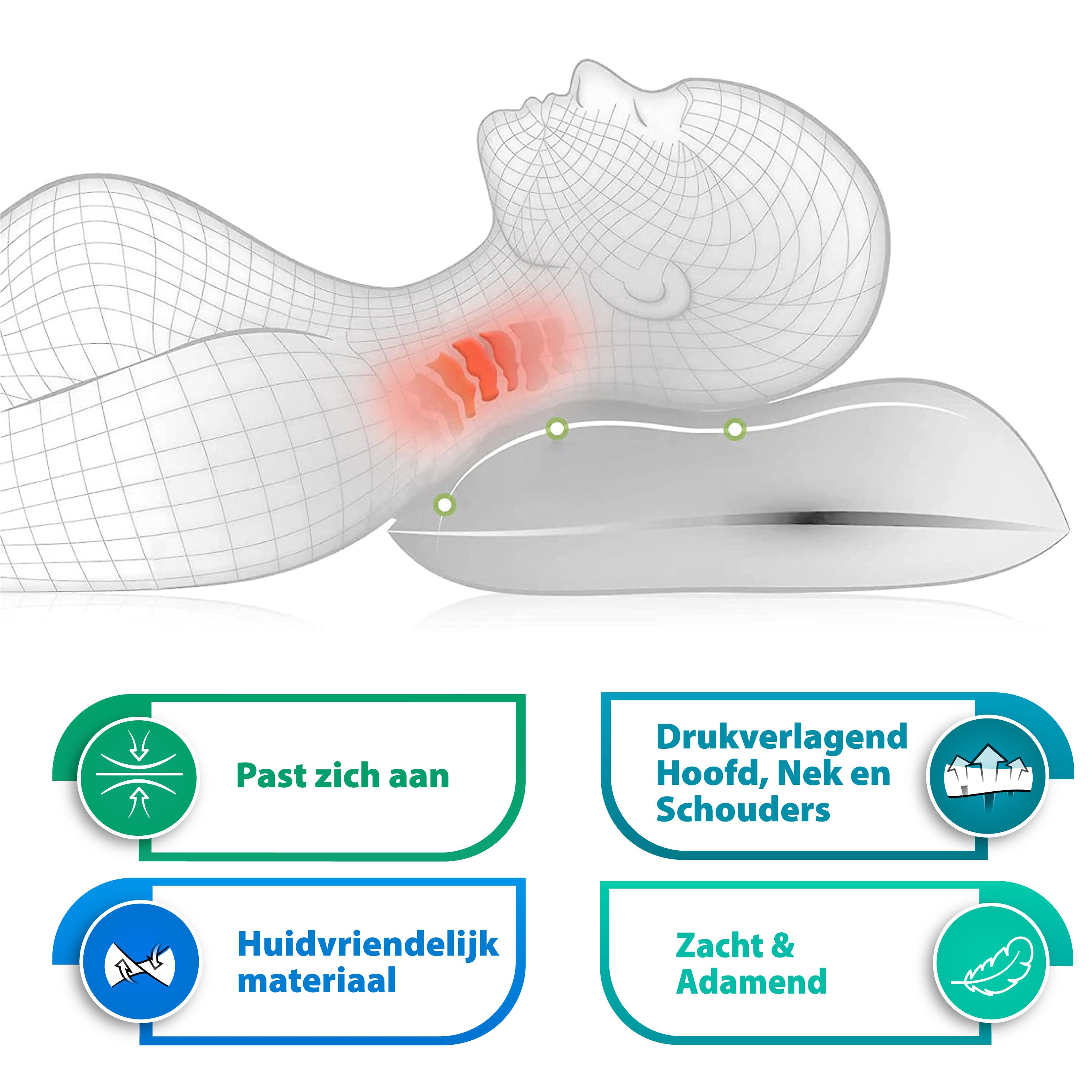 Litalente Bamboe kussens (set van 2)