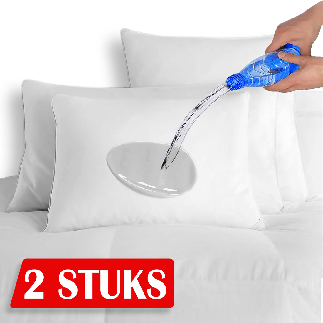 2x Kussenbeschermer Waterdicht
