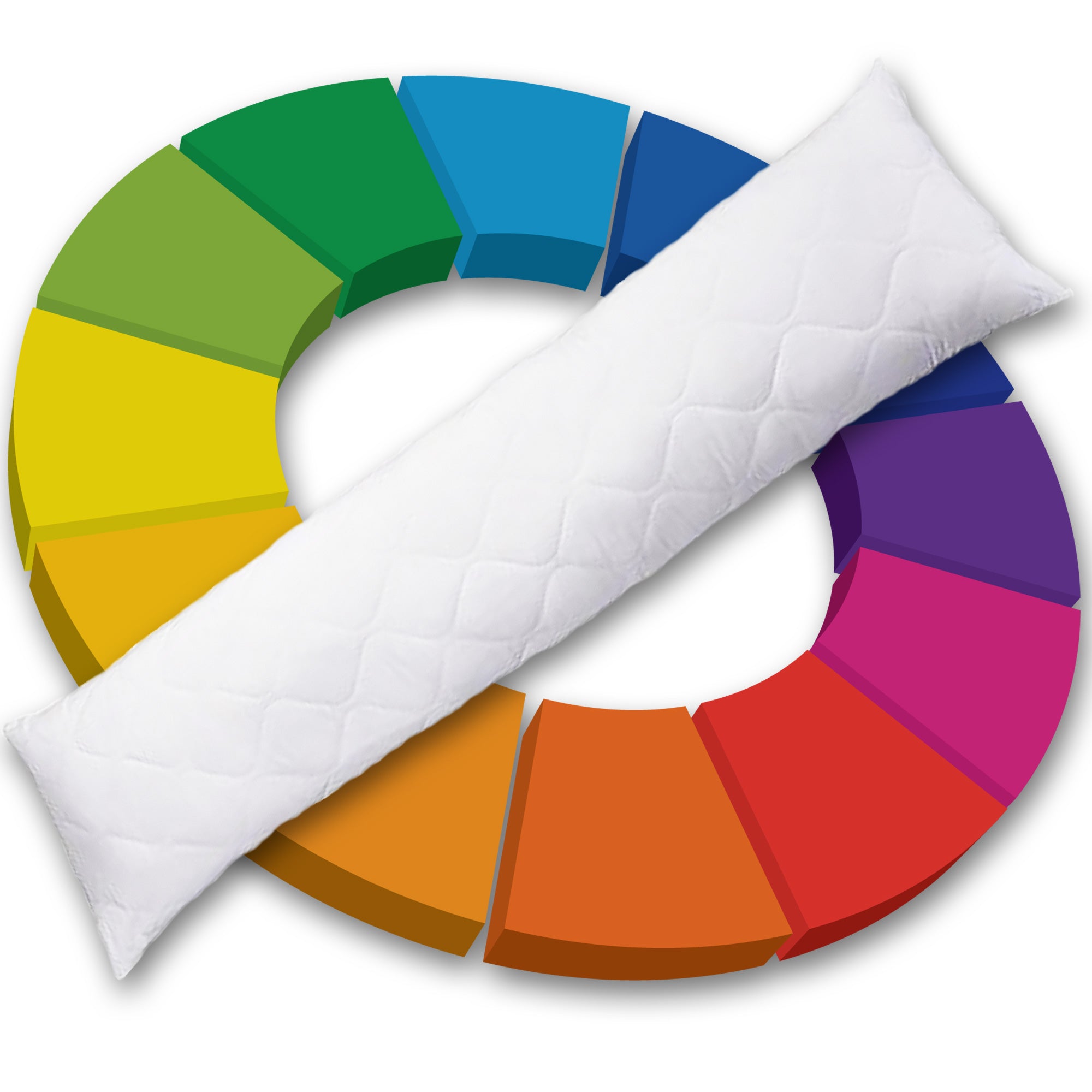 Stützender Körperkissenbezug - Körperkissenbezug - Körperkissen-Kissenschutz gesteppt