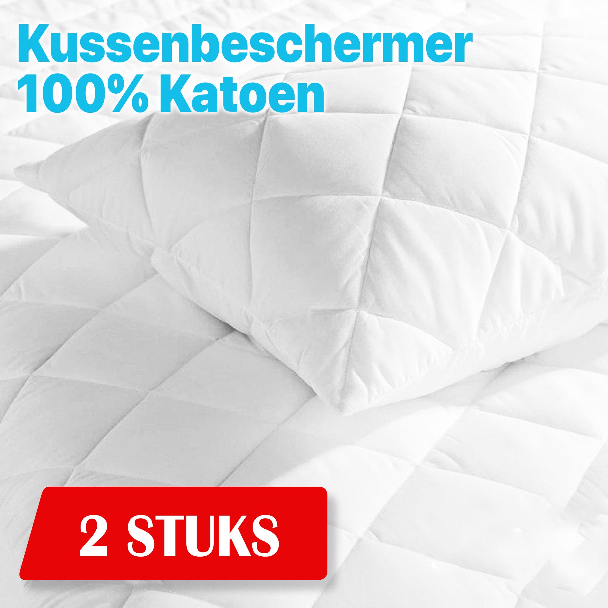 Kussenbeschermer Katoen (set van 2) - 60x70