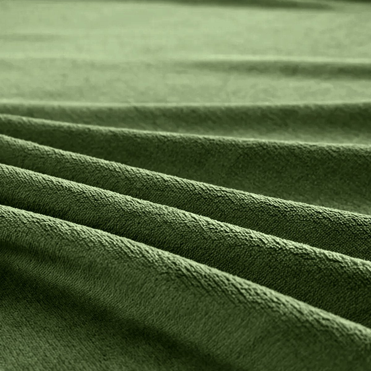 Velvet Velvet Fitted Sheet - Green