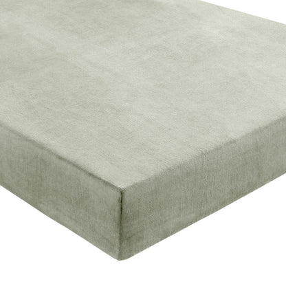 Velvet Velvet Fitted Sheet - Silver