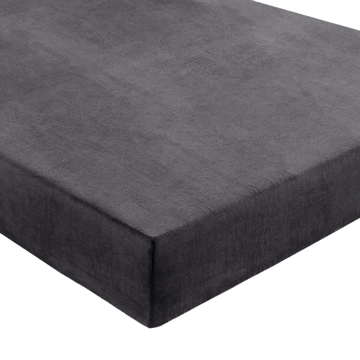 Velvet Velvet Fitted Sheet - Anthracite