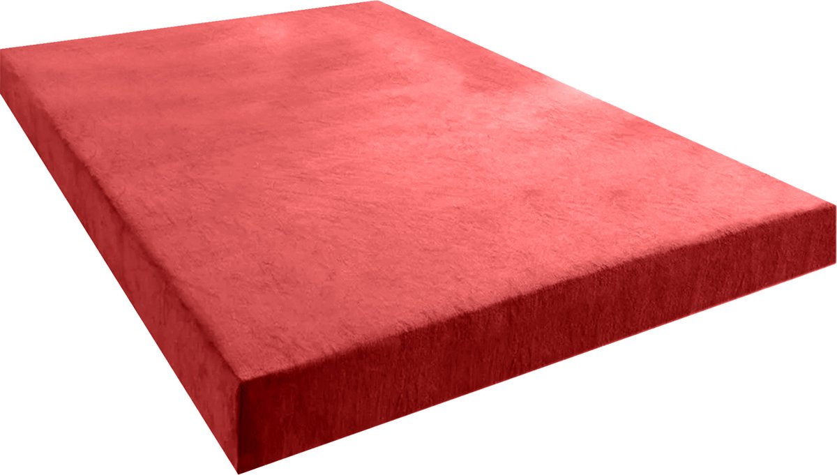 Velvet Fluwelen Hoeslaken - Rood