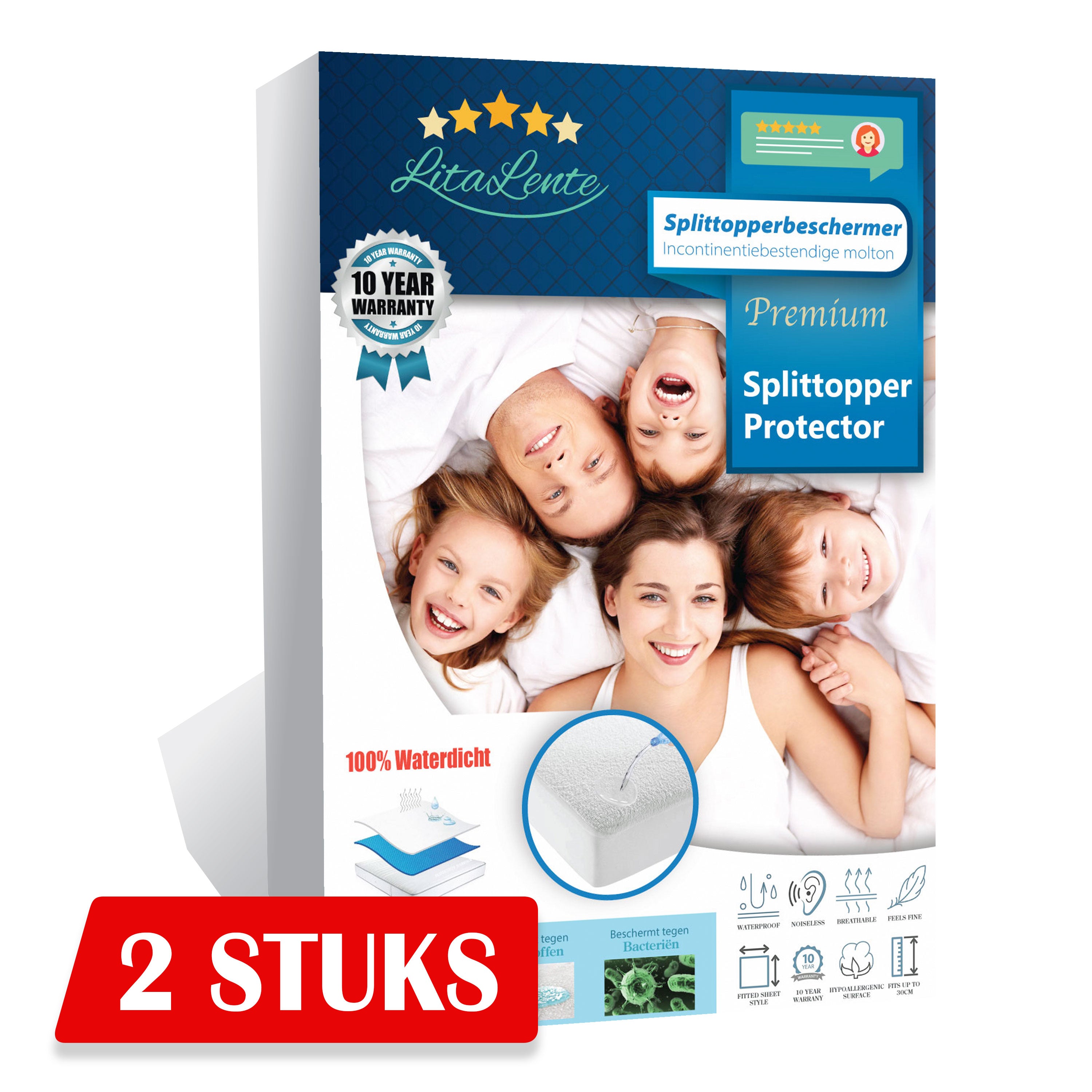 2x Waterdicht Splittopper Beschermer