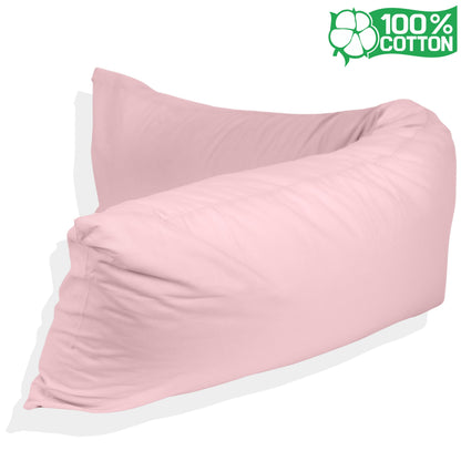 Katoenen lichaamskussen sloop - Roze