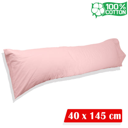 Katoenen lichaamskussen sloop - Roze