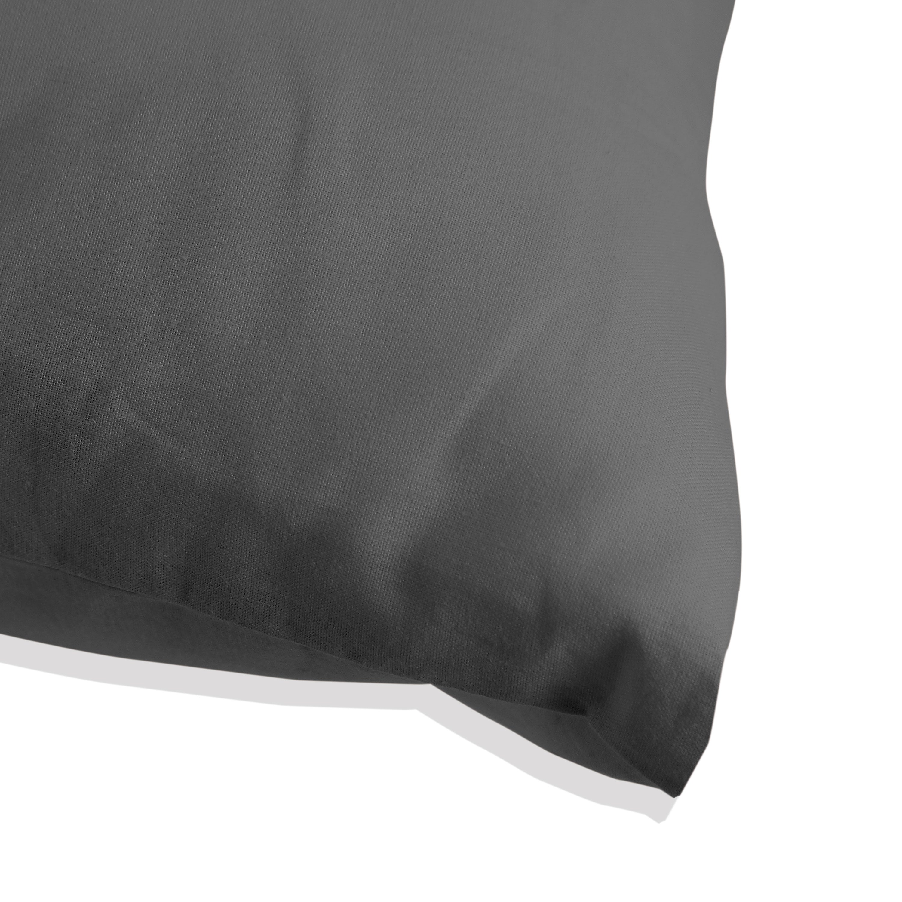 Katoenen lichaamskussen sloop - Antraciet