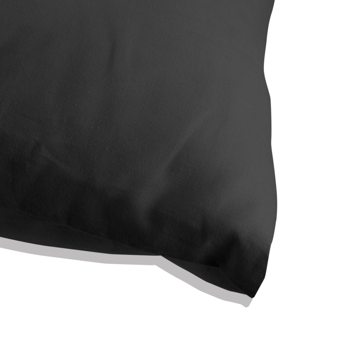 Katoenen lichaamskussen sloop - Zwart