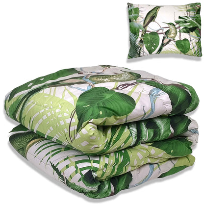 All-In Dekbed - zonder overtrek - Jungle Groen