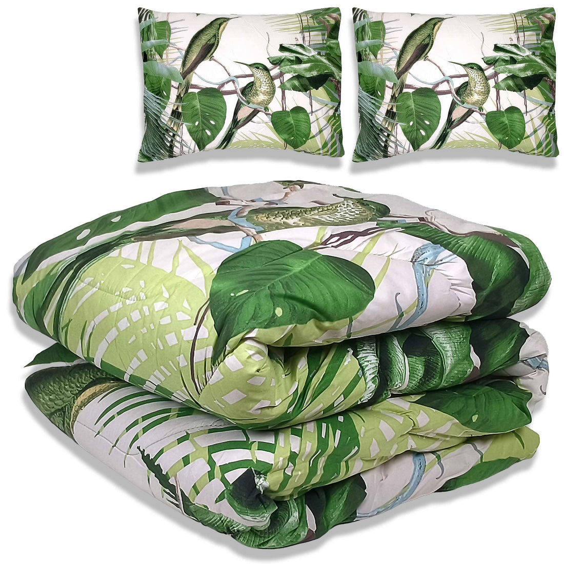 All-In Dekbed - zonder overtrek - Jungle Groen
