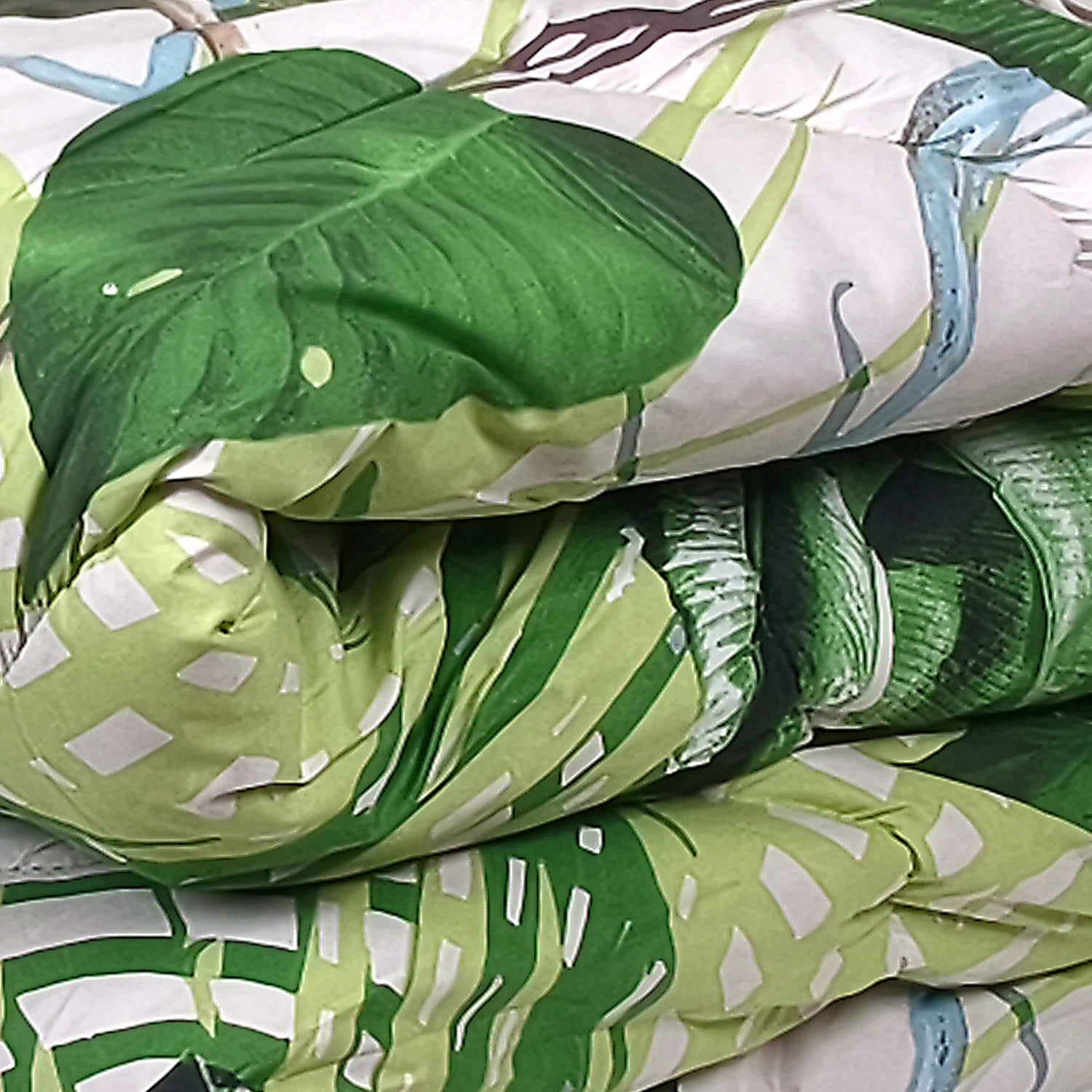 All-In Dekbed - zonder overtrek - Jungle Groen