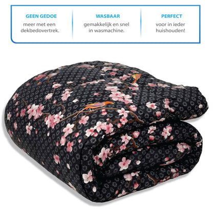 All-In Dekbed - zonder overtrek - Japans Zwart