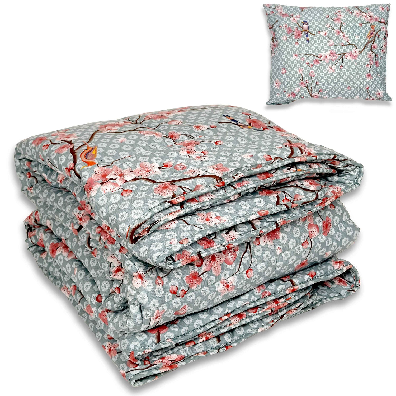 All-In Dekbed - zonder overtrek - Japans Blauw