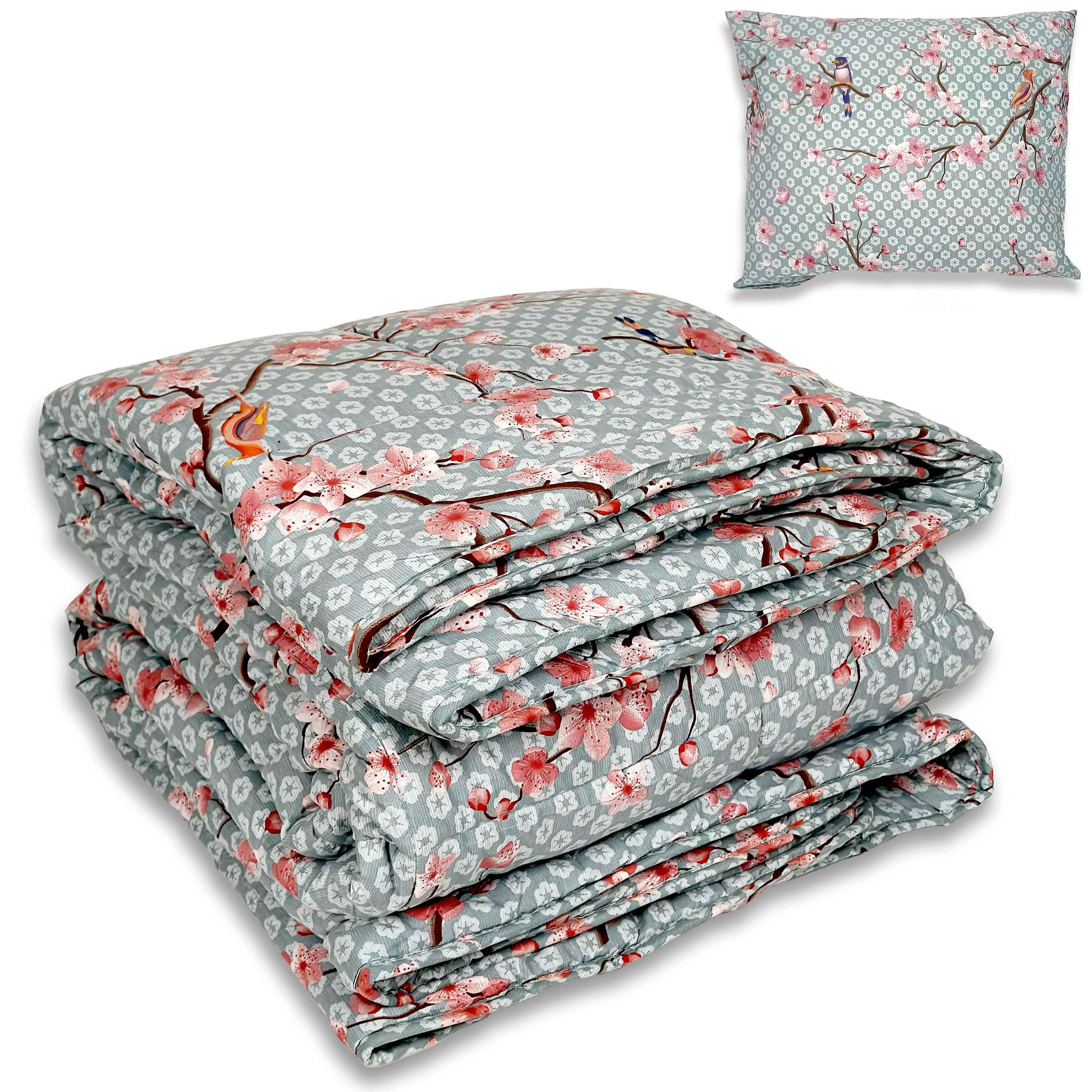 All-In Dekbed - zonder overtrek - Japans Blauw