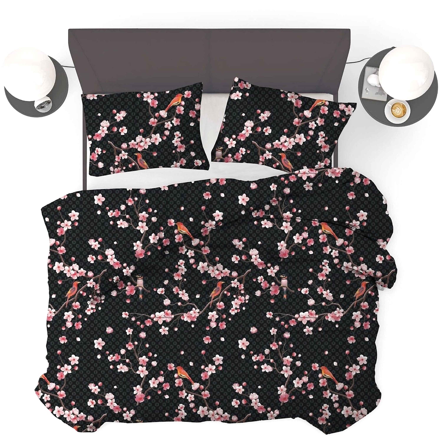 All-In Dekbed - zonder overtrek - Japans Zwart