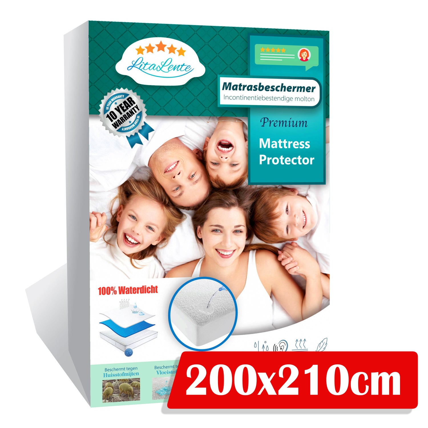 Waterproof Mattress Protector - molton