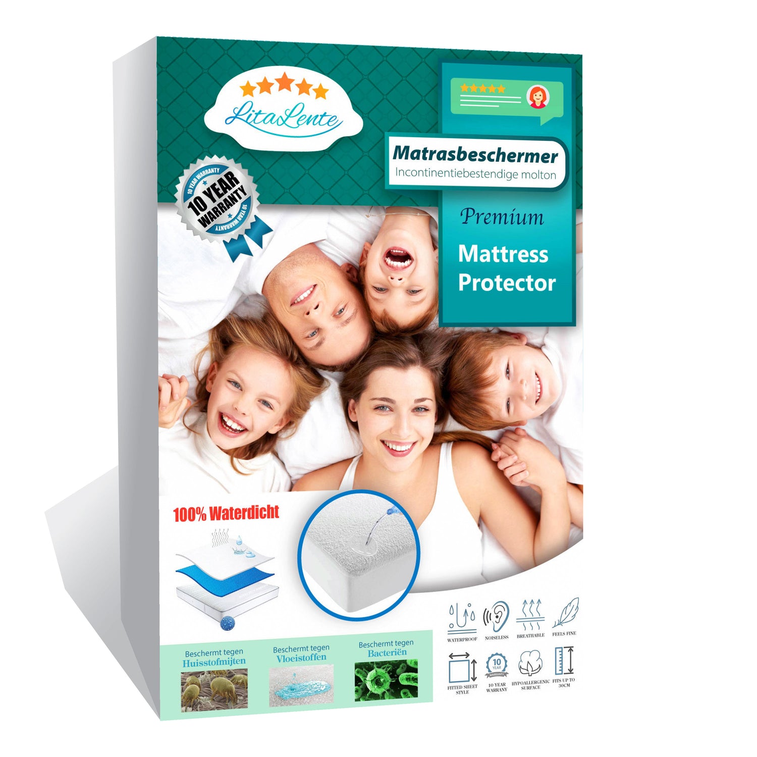 Waterproof Mattress Protector - molton