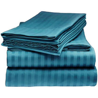 Duvet cover Hotel linen - Blue Cotton Satin - Premium quality - Cotton Satin - Hotel Duvet cover