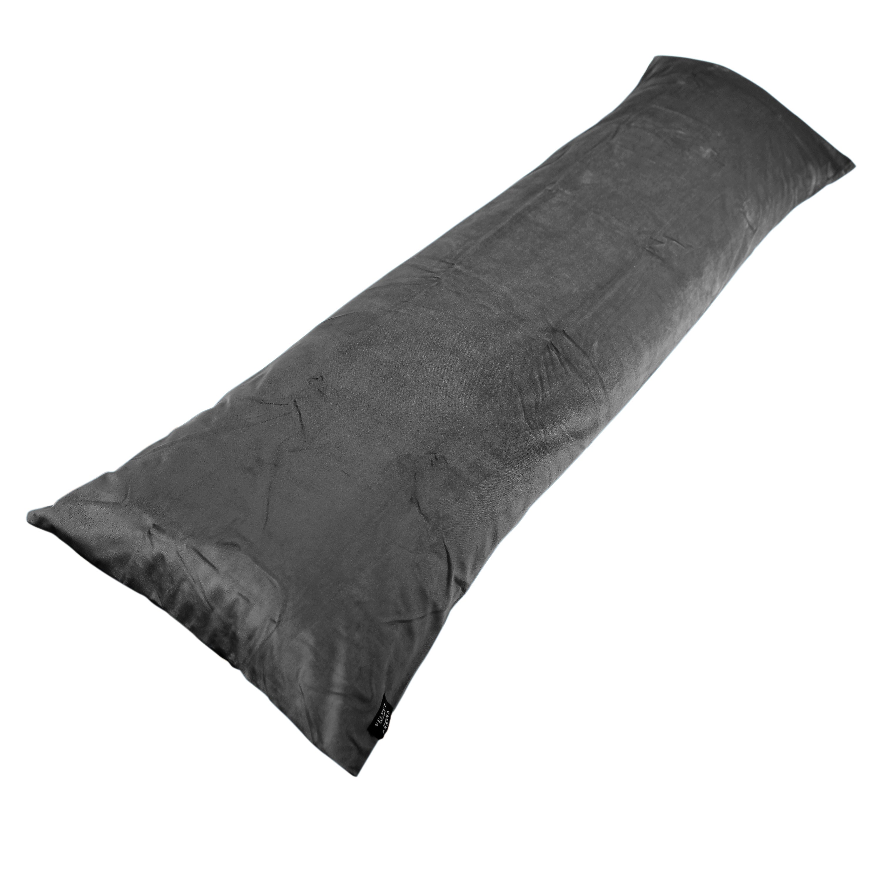 Velvet Velvet Body Pillow Cover - Body Pillow - Anthracite