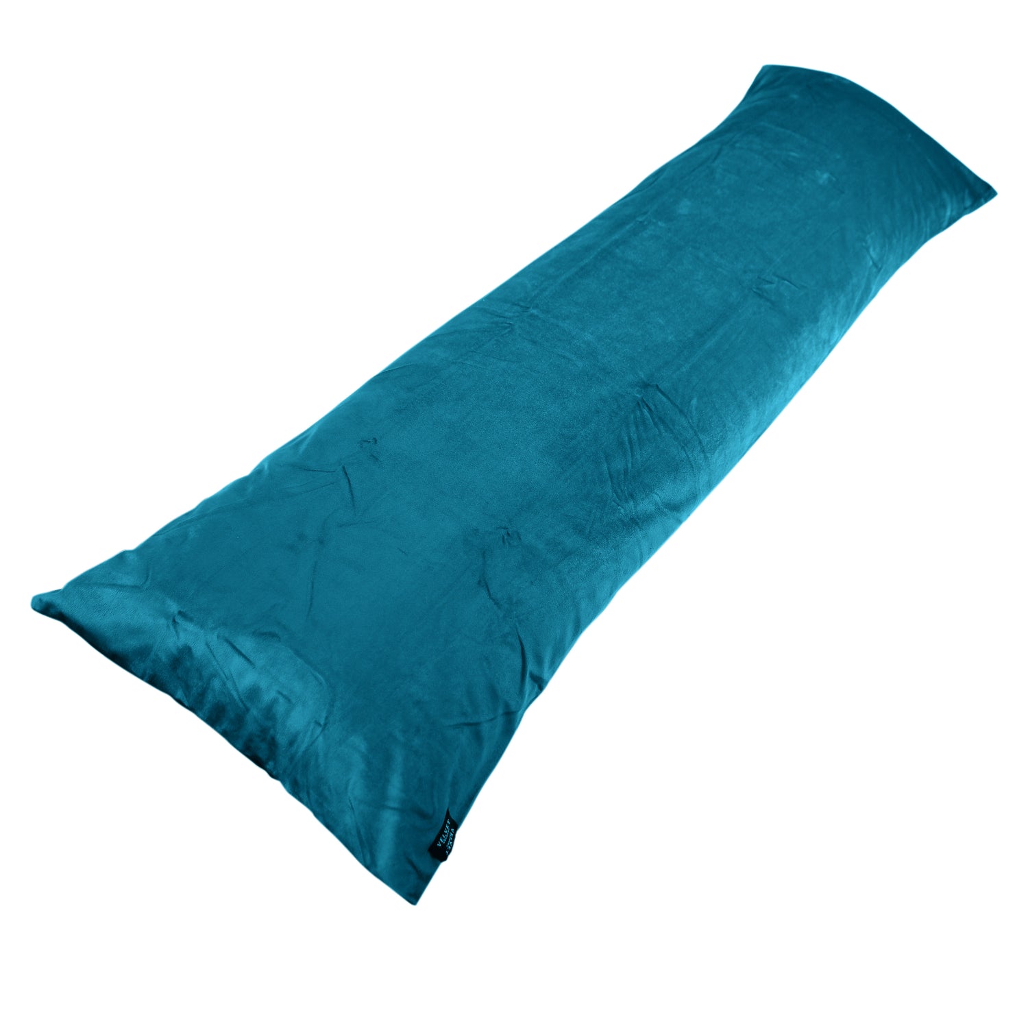 Velvet Fluwelen Lichaamskussen sloop - Body pillow - Petrol Blauw