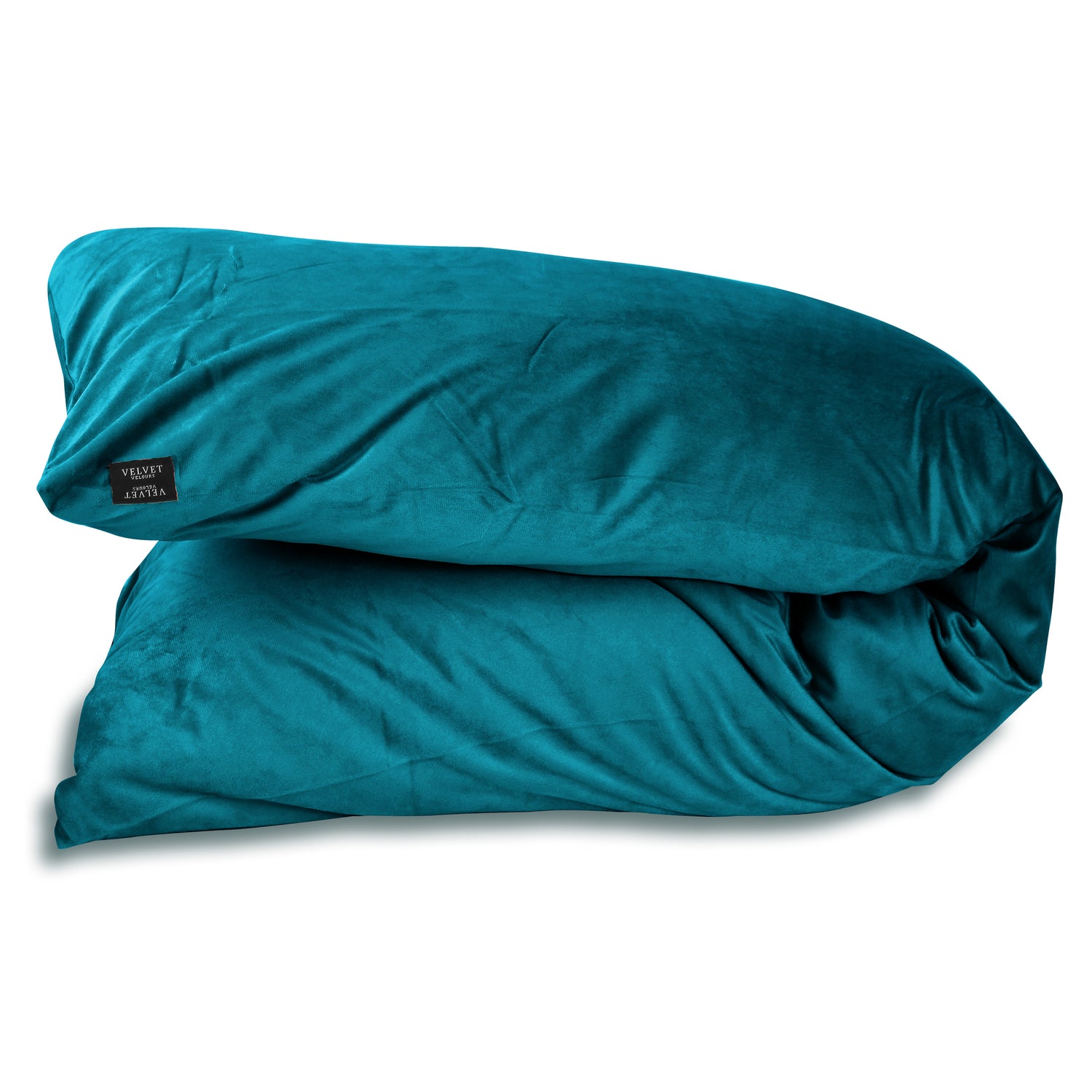 Velvet Velvet Body Pillow Cover - Body Pillow - Petrol Blue