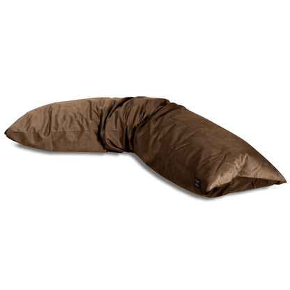 Velvet Velvet Body Pillow Cover - Body Pillow - Brown