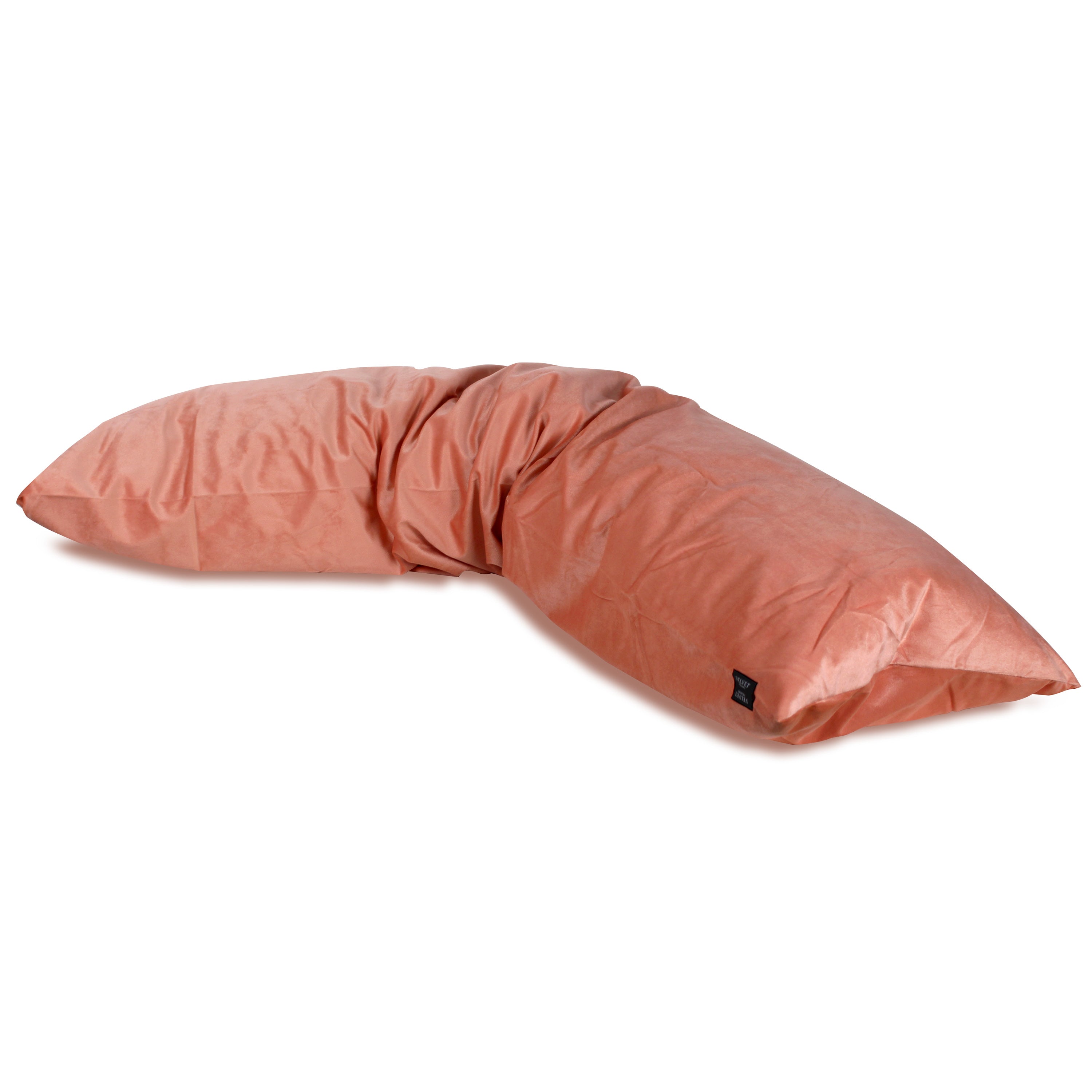 Velvet Fluwelen Lichaamskussen sloop - Body pillow - Oude rose