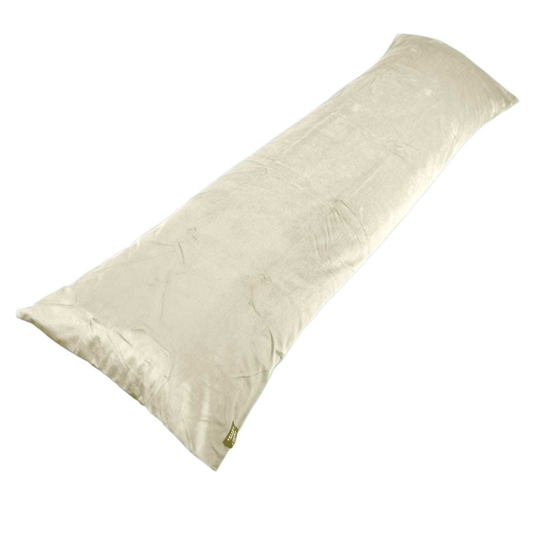 Velvet Velvet Body Pillow Cover - Body Pillow - Pearl White