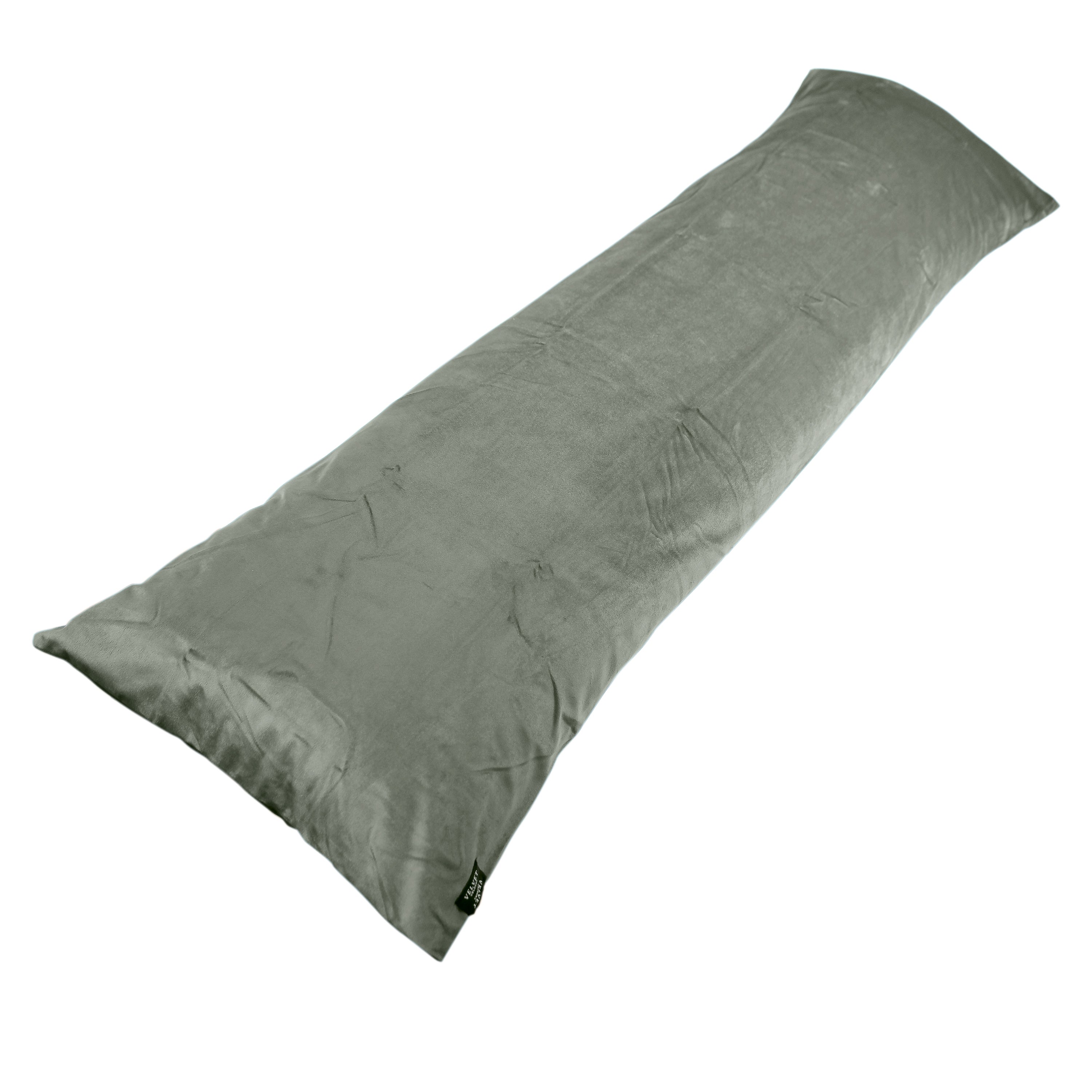 Velvet Fluwelen Lichaamskussen sloop - Body pillow - Zilver