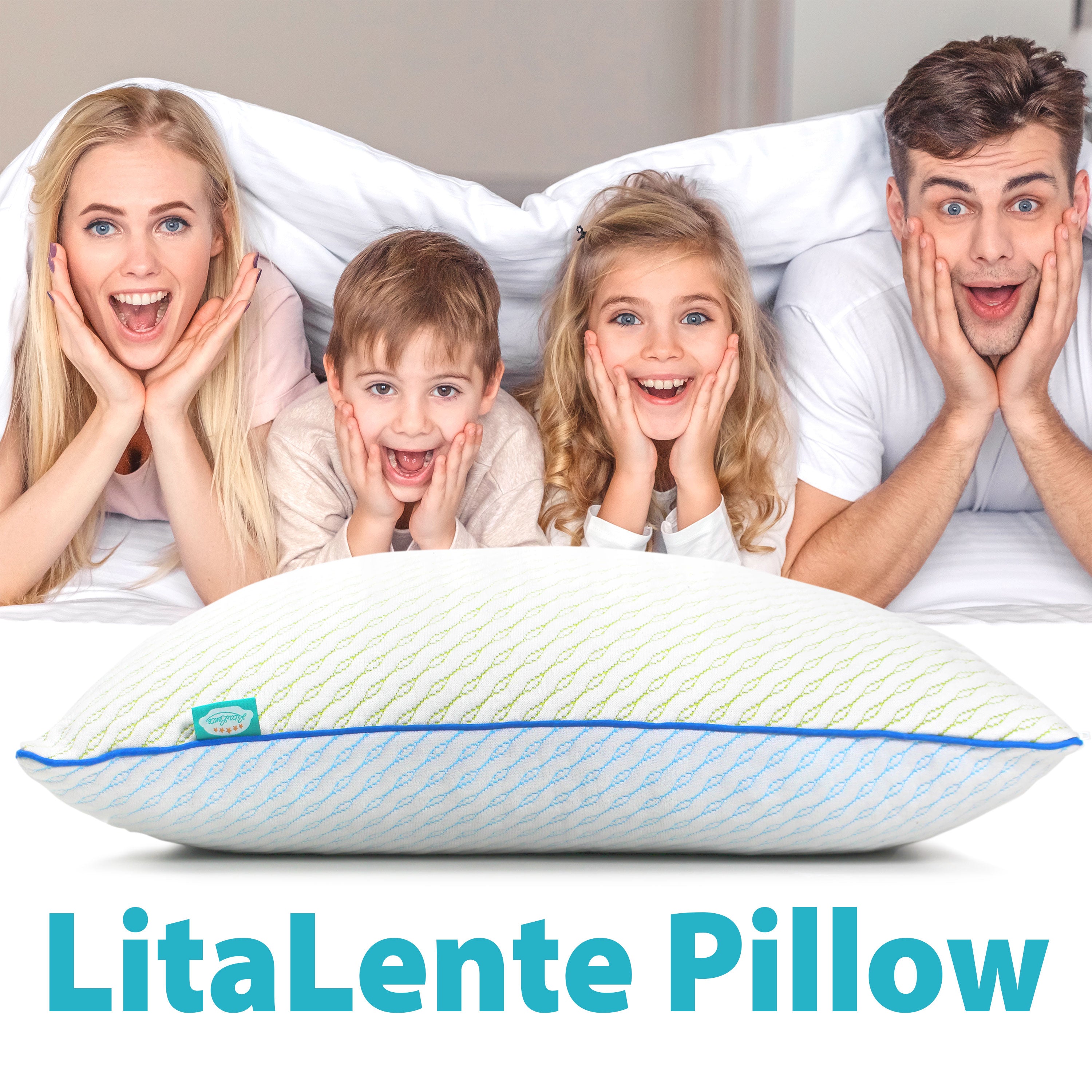 Litalente Pillow Pillow set of 2 including 100 grams of extra me LitaLente