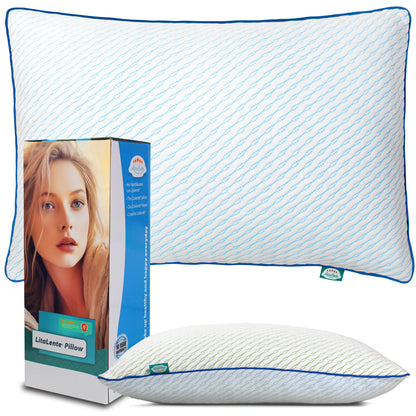 Litalente Pillow - Hoofdkussen - inclusief 100 gram extra memory foam