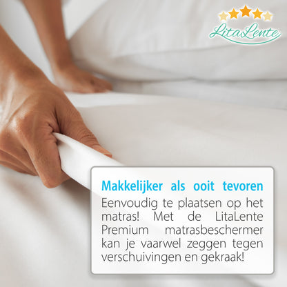 Waterdichte matrasbeschermer - 4 elastieken
