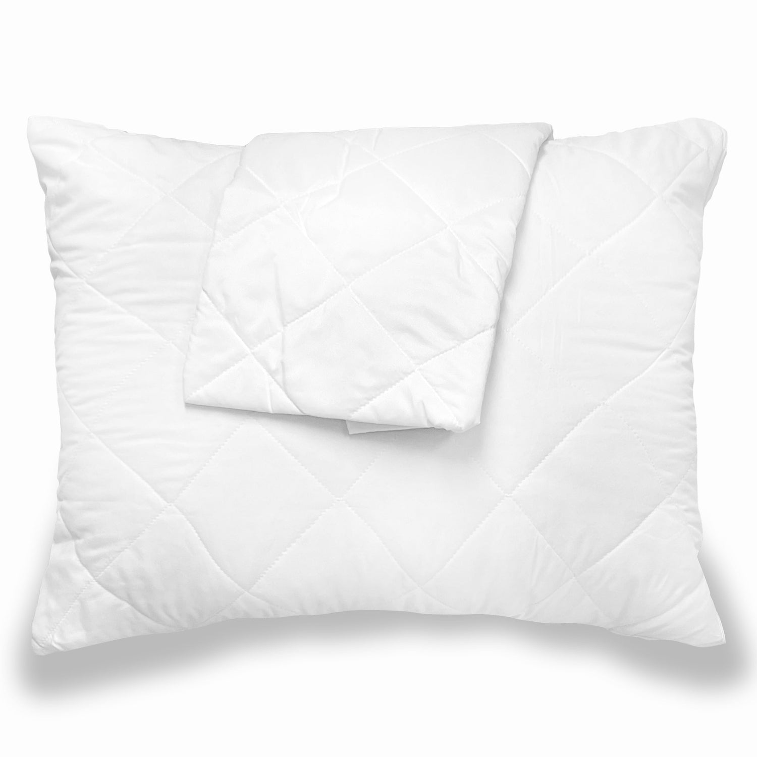 Pillow Protector Cotton White/Cream - 60x70 - Antibacterial Pillow Protector - Pillow Protector - Pillow Protector With Zipper - Pillowcase - Pillow Protector - Molton Pillowcases