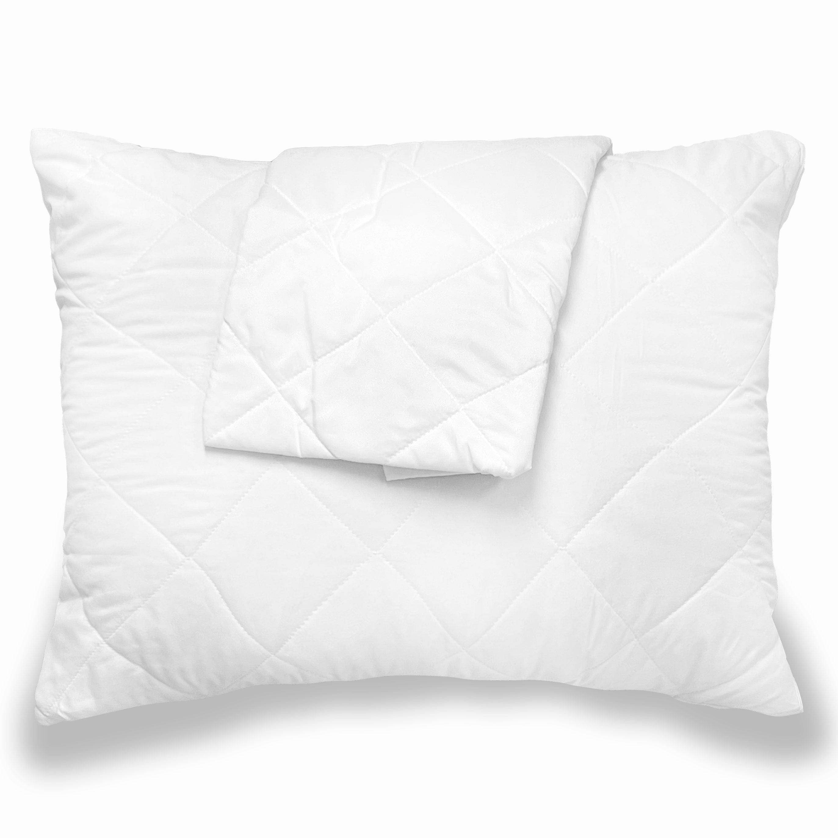 Pillow Protector Cotton White/Cream - 60x70 - Antibacterial Pillow Protector - Pillow Protector - Pillow Protector With Zipper - Pillowcase - Pillow Protector - Molton Pillowcases