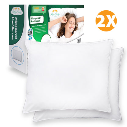 Pointed Pillow - Hotel Quality Pillow (Set of 2) | 60x70CM