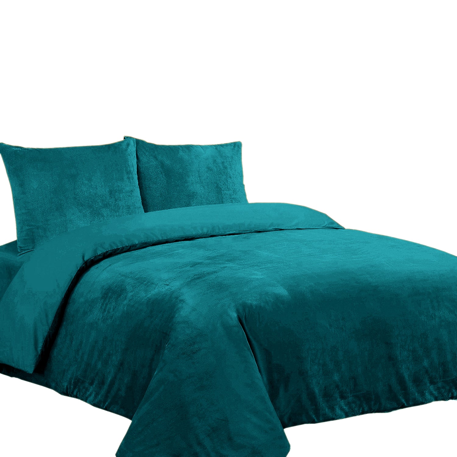 Duvet cover Velvet Couture - Velvet - Petrol Blue