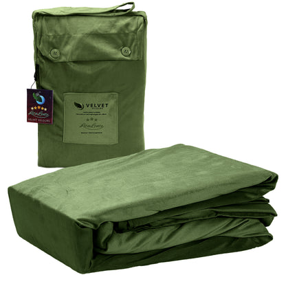 Duvet cover Velvet Couture - Velvet - Green