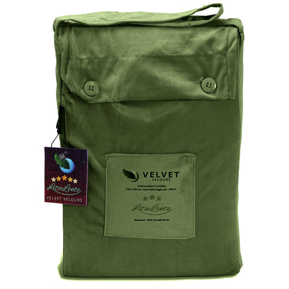 Duvet cover Velvet Couture - Velvet - Green