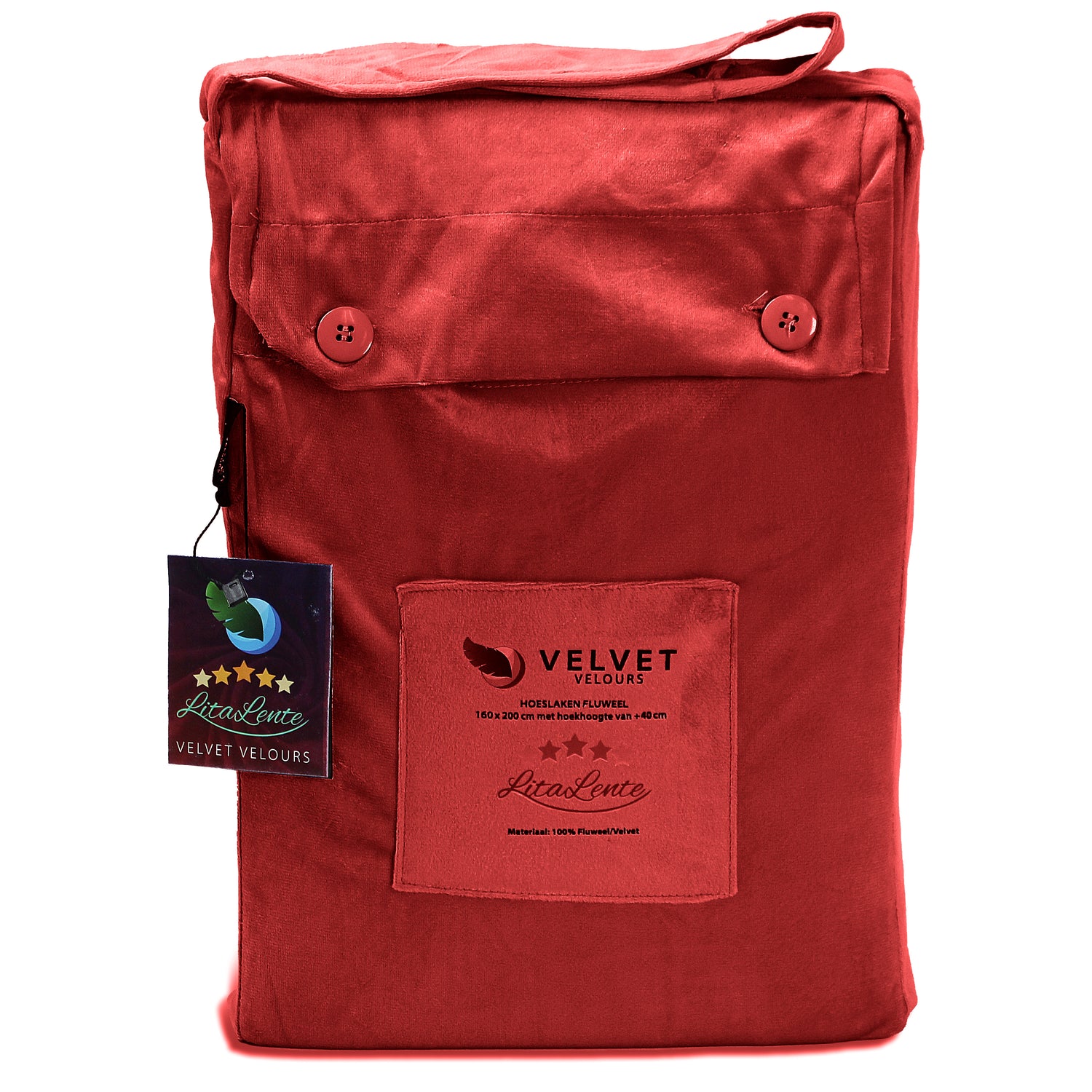 Duvet cover Velvet Couture - Velvet - Red