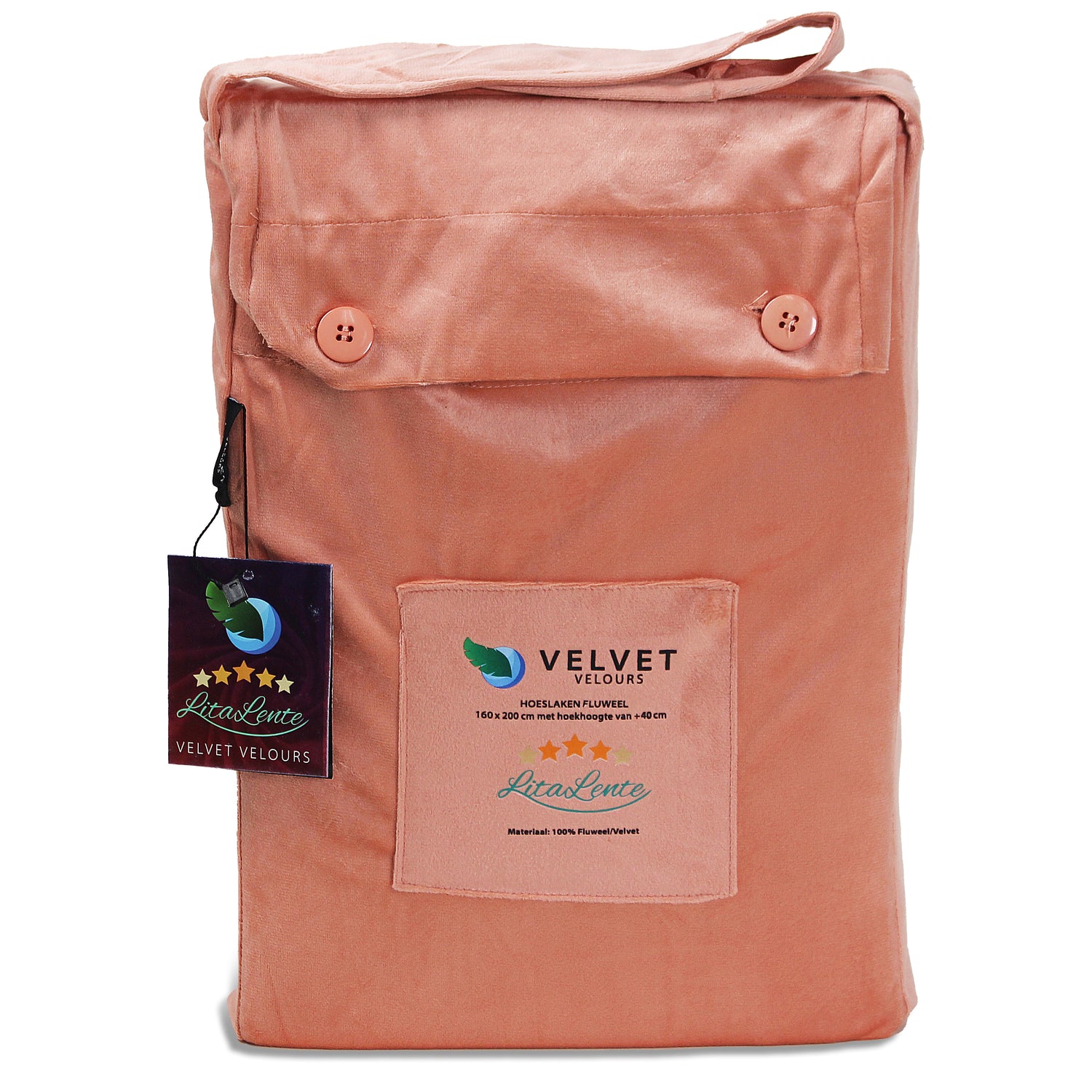 Duvet cover Velvet Couture - Velvet - Nude Pink