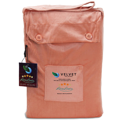 Duvet cover Velvet Couture - Velvet - Nude Pink